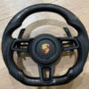 Porsche 991 Carbon Fiber Leather Steering Wheel